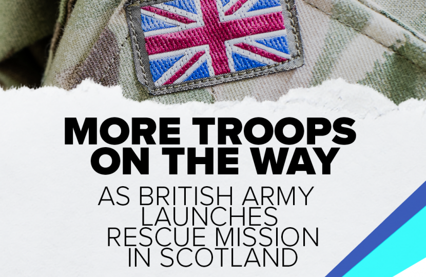 army rescue NHS Scotland